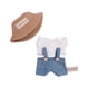 thumbnail image 1 of Camiseta Y Pantalones De Muñeca De Peluche, Moda, Haz Tus Propias Muñecas Para Muñeca De 6,69 Pulgadas, Pantalones Azul Claro A, 1 of 3