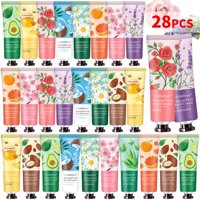 Set De Crema De Manos De Regalo Cristalbox, 28 Unidades, Para Manos Secas Y Agrietadas