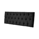 thumbnail image 3 of Respaldo Elegante 1 Plaza Capitone 105x60 Cm Negro Felpa, 3 of 3