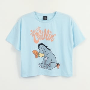 Polera Manga Corta Teen Winnie The Pooh Disney