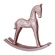 thumbnail image 3 of Estatua De Caballo Mecedora, Centro De Mesa, Figura De Caballo Mecedora Para Escritorio De Oficina, Color Rosa, 3 of 5