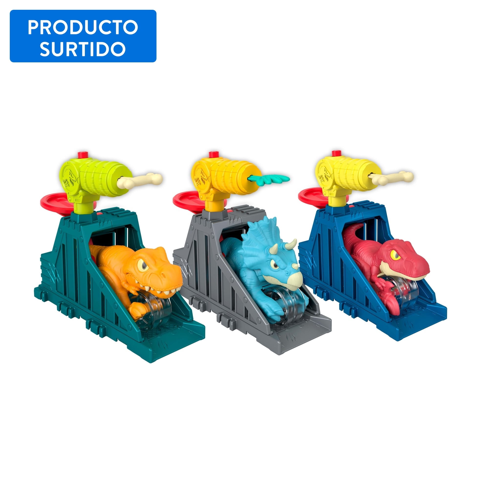 Figura de Acción Imaginext Jurassic World Lanzador con Dinosaurio