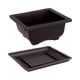 thumbnail image 2 of Macetas De Entrenamiento Con Bandeja, Modernas, Resistentes, Prácticas, Portátiles Para Patio, Patio, Cuadradas, Poco Profundas L, 2 of 5