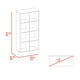 thumbnail image 3 of Estante Biblioteca + 4 Cubos De Tela Blanco, 3 of 3