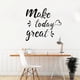 thumbnail image 3 of Calcomanías de pared con frases inspiradoras: calcomanías motivacionales autoadhesivas para dormitorio, sala de estar, oficina y baño., 3 of 7