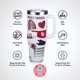 thumbnail image 4 of Botella de Agua The Memory Company NCAA 1,2 L Universidad de Oklahoma, 4 of 6