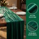 thumbnail image 4 of REGALWOVEN Camino de Mesa para Decoración de Cocina Cumpleaños, Larga Corredor de Cocina de Poliéster para Decoración de Mesa de Cocina y Comedor Verde Oscuro 70x300cm, 4 of 6