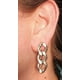 thumbnail image 3 of Aros Cadena Eslabones Plateados Earcuff Sin Perforacion, 3 of 3