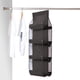 thumbnail image 1 of Wisdomcreate - Organizador de bolsos con 8 bolsillos para colgar (transparente, negro), 1 of 6