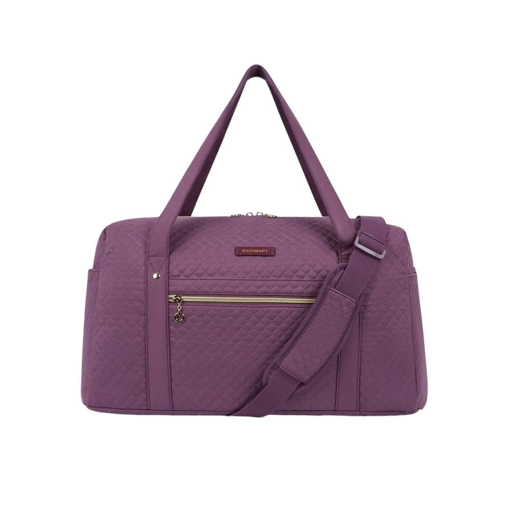 Bagsmart Bolso Fin De Semana Con Bolsa Para Zapatos Morado