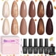 thumbnail image 1 of Set de esmaltes de uñas en gel Beetles Brownie Bliss, 6 colores, 7,5 ml, 1 of 9