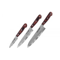 Samura - Kaiju Set 3 Cuchillos (Chef, Multiuso, Pelador Puntilla)