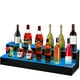 thumbnail image 1 of Estante expositor VEVOR para botellas de licor con iluminación LED, 2 escalones, 100 cm, 1 of 3