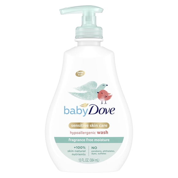 Baby Dove Jabón Líquido Hipoalergénico 13 oz para Piel Sensible