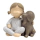 thumbnail image 2 of Estatua De Niña Y Perro, Escultura De Resina Coleccionable Para Sala De Estar, Mesa Y Oficina, 2 of 3