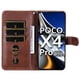 thumbnail image 5 of Funda con Cremallera para Xiaomi POCO X4 PRO 5G, Carcasa Cartera de Cuero PU con Soporte y Tarjetero, 5 of 6