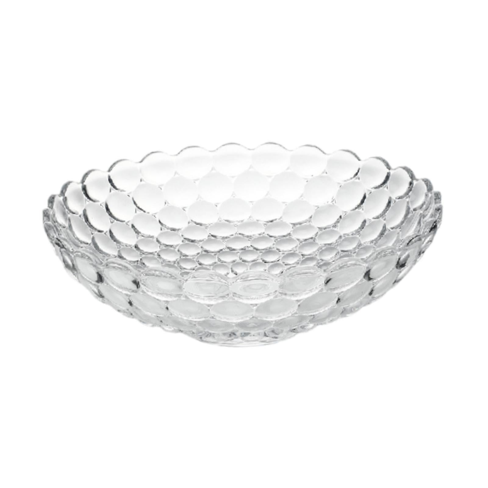 Magideal - Plato De Vidrio Para Frutas Y Galletas, Fácil De Llevar, Decoración Del Hogar, Bandeja Para Aperitivos Y Postres, Multifuncional Para Banquetes De Hot Claro