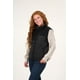 thumbnail image 2 of Polar Sin Mangas Look Sherpa Con Acolchado Negro Mujer, 2 of 3
