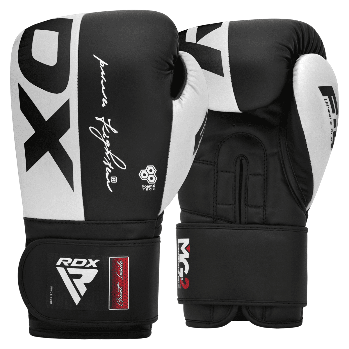 Guantes De Combate De Boxeo Velcro Rdx F4b - 16 Oz