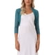 thumbnail image 1 of INSPIRE CHIC Bolero de Mujer Semi Transparente con Mangas 3/4 Cárdigan Corto Azul M, 1 of 5