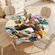 thumbnail image 4 of Kung Fu Panda 4-theme Fitted Round Tablecloths Elastic Edged Table Covers Waterproof Table Cloth for Kitchen Holiday Party Tables Decor 120cm, 4 of 6
