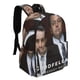 thumbnail image 2 of Los Buenos Muchachos-theme Backpack, Campus style schoolbag Bookbag with Adjustable Shoulder Straps And Large Zip Compartment, Unisex Travel Bags.42x30x15cm, 2 of 6