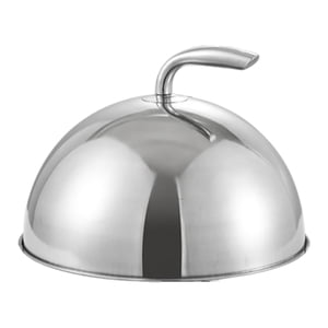 Bothyi - Cubierta De Cúpula De Acero Inoxidable Para Alimentos, Cubierta Antipolvo Para Fiestas De Cumpleaños En Interiores Y Exteriores, Color Plateado, Diámetro Interior De 25 Cm.