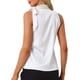 thumbnail image 3 of INSPIRE CHIC Blusas de Trabajo Sólidas sin Mangas para Mujer con Lazo en el Cuello de Satén XS Blanco, 3 of 6