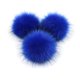 thumbnail image 1 of Pompones Skingwa 3 uds de piel de zorro sintética 10 cm azul, 1 of 9