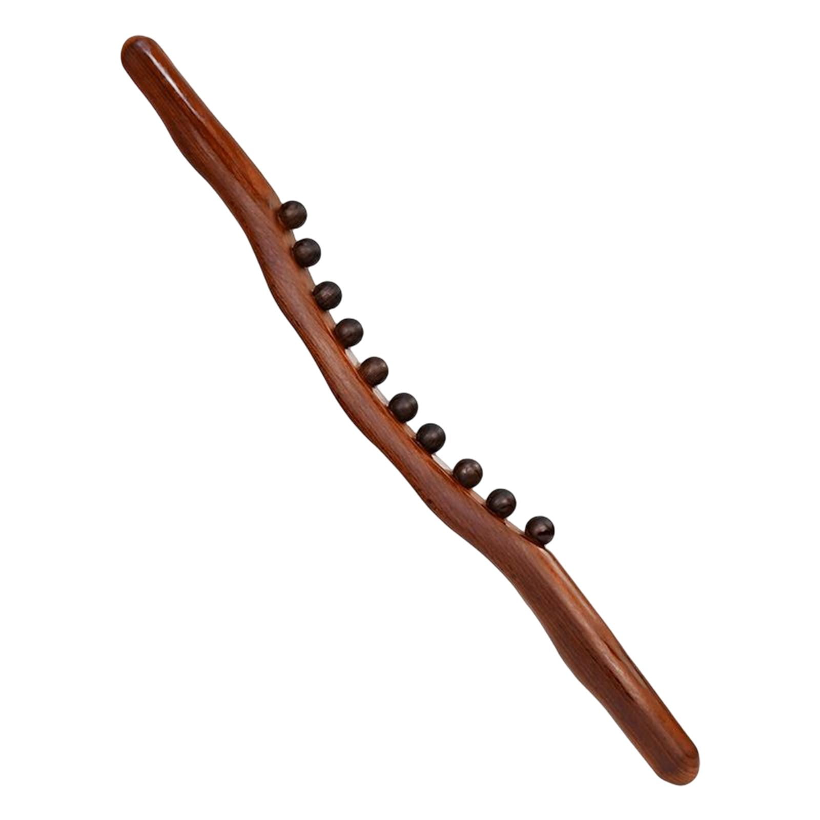 Magideal - Rodillo De Masaje Manual De Madera, Herramienta Profesional Para , Guasha Para Hombros, Cuello, Piernas, Espalda,