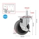 thumbnail image 2 of Juego de 4 vástagos giratorios con bloqueo WHARSTM 3 de Caster Wheels, 2 of 7