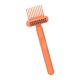 thumbnail image 5 of Herramienta de limpieza de cepillo de pelo para uso doméstico y en salón, rastrillo eliminador de cepillos de pelo, Mango antideslizante ligero, peine Naranja, 5 of 5