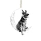 thumbnail image 2 of Adorno Navideño Para Colgar En La Ventana Con Forma De Perro, Multiusos, Para Amantes De Los Perros, 10 X 8 Cm, Estilo B, 2 of 2