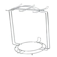 Magideal - Decoración De Portavasos De Café De Metal, Multifuncional, Duradero, 6 Ganchos, Escurridor De Agua, Estable, Ahorra Espacio, Soporte Portátil Para Taz , Argén