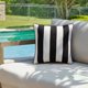 thumbnail image 3 of Cojín Exterior Better Homes Gardens 45x45cm Rayas Negro Blanco, 3 of 3