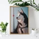 thumbnail image 4 of Husky Siberiano Kits de Pintura de Diamantes para Adultos 5D DIY Diamond Art Kits Full Drill Diamond Dots para Regalo Decoración de Pared y Relajación Artes de Gemas 20*30cm, 4 of 6