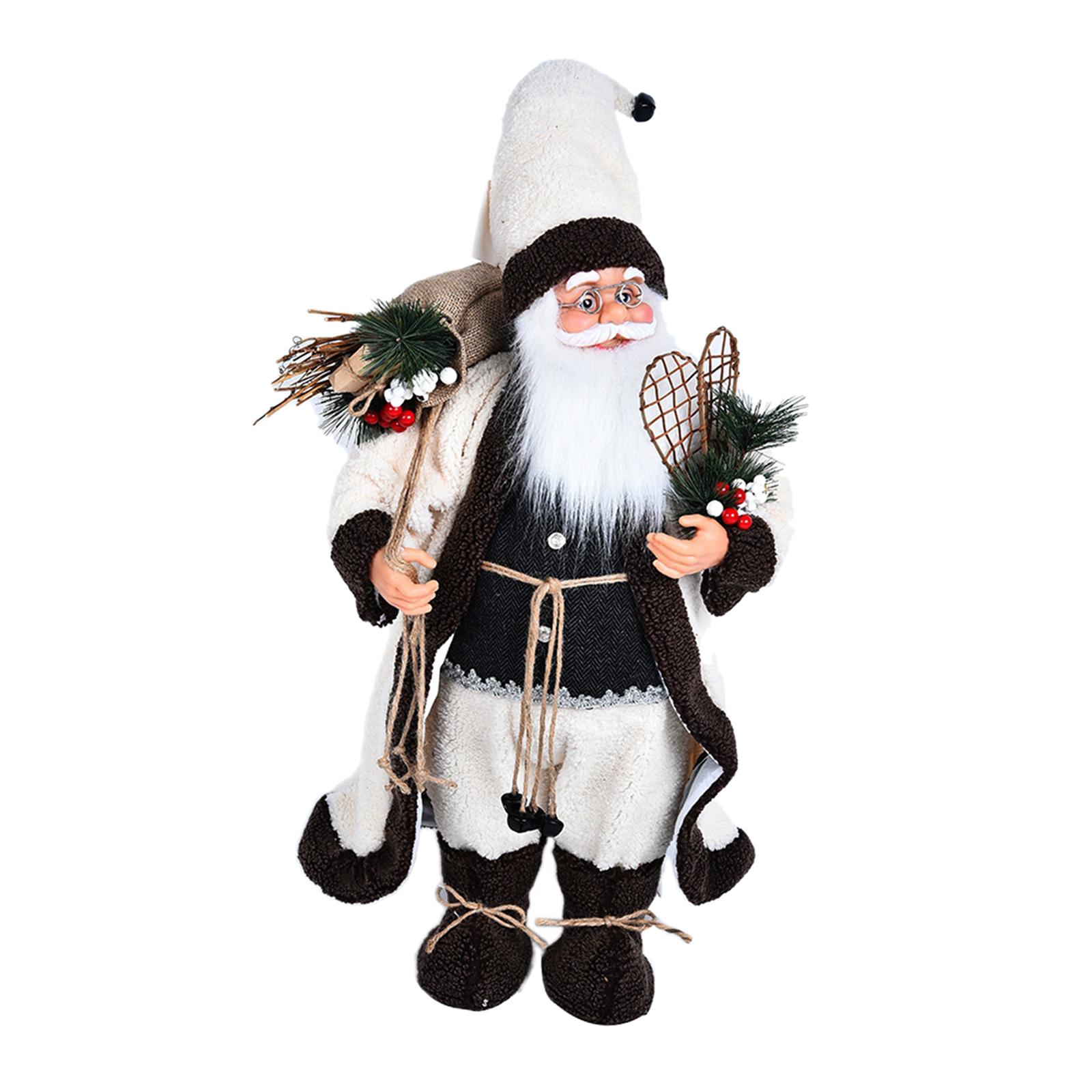 Bothyi - Papá Noel Muñeco Navidad Lindo Para Año Nuevo Decoración De Mesa De Baño 45Cm