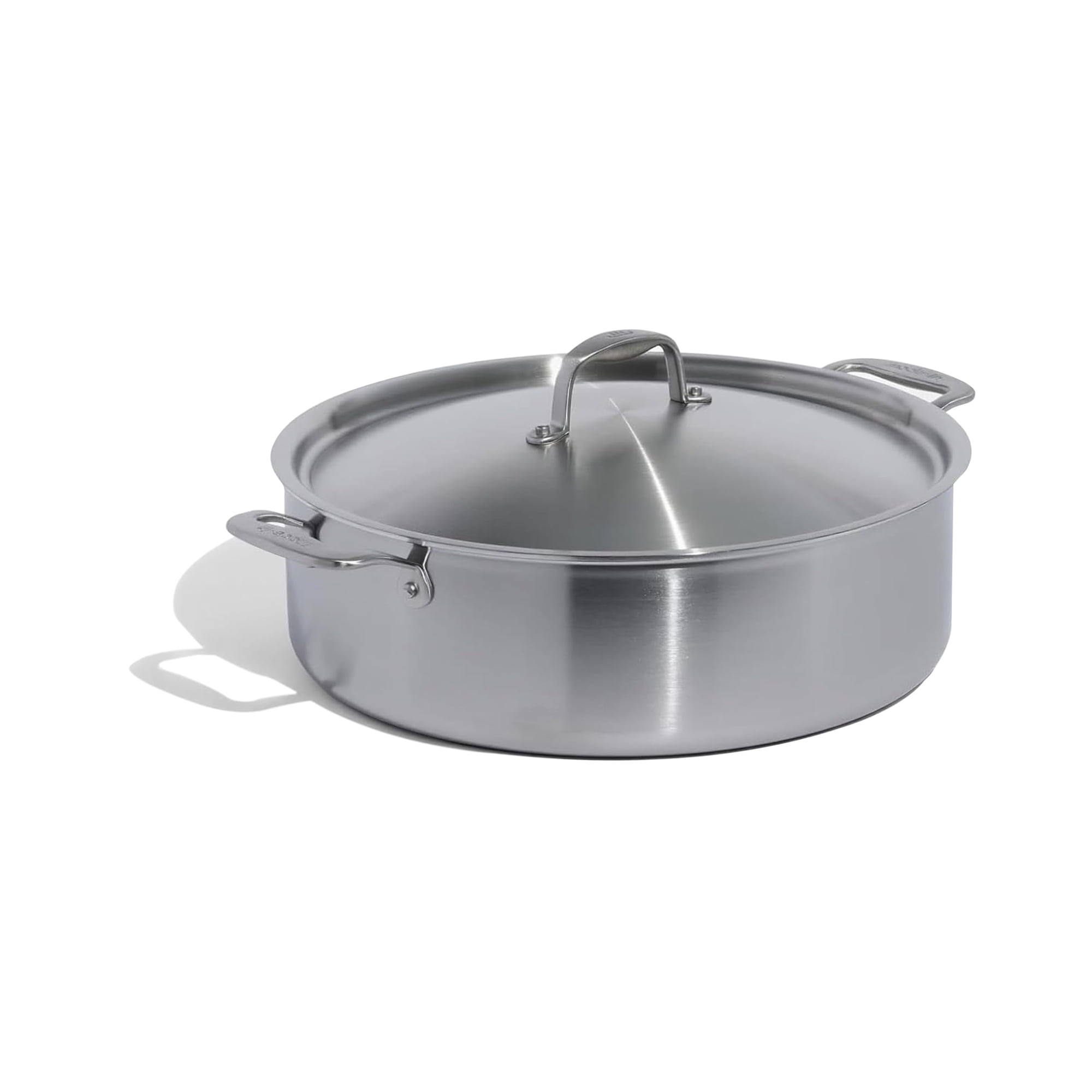 Made In - Olla Rondeau Hecha En Utensilios De Cocina De Acero Inoxidable De 10 Litros Con Tapa