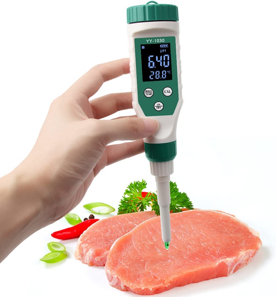 Xinqihang - Medidor Digital De Ph Para Alimentos De 0,00 A