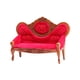 thumbnail image 3 of 1/12 Sofá Para Casa De Mu?ecas Modelo Dormitorio Escena Ornamento Casa De Mu?ecas Sofá Rojo, 3 of 5