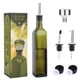 thumbnail image 1 of Dispensador de botellas de aceite de oliva de vidrio AOZITA 500 ml con vertedor, 1 of 7