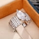 thumbnail image 2 of Shiny Zircon Engagement Ring with Sparkling Band - Perfect for Weddings, Anniversaries, and Special Occasions, 2 of 4