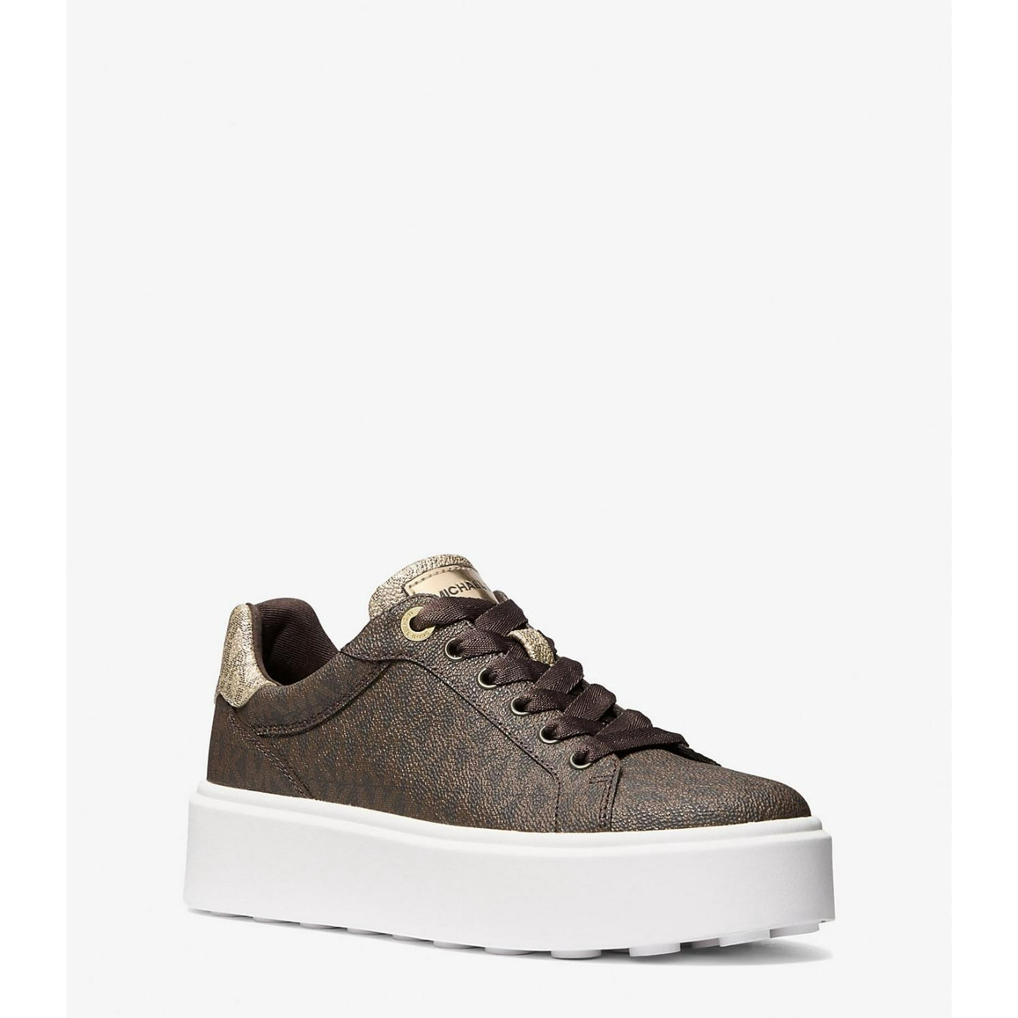 Zapatillas Michael Kors Romey Metallic cafe Lider