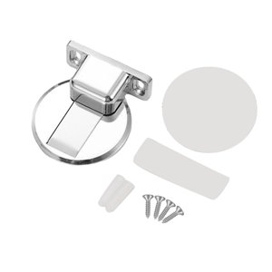 Magideal - Tope De Puerta Con Succión De Suelo Topes De Puerta Amortiguadores Pegamento O Montaje Con Tornillo Fácil De Instalar Protector De Pared Anticolisión Argén