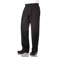 Pantalones De Chef Baggy Con Cierre De Cremallera Chef Works Negro Xl