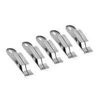 Magideal - 5X Pesca Lombriz Gusanos Vivos Clip Herramientas De Pesca De Acero Inoxidable