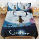thumbnail image 1 of Coraline Duvet Cover Set 3 Piece Bedding Set Double Sided Printing Decorative Comforter Cover Set, 1 of 5