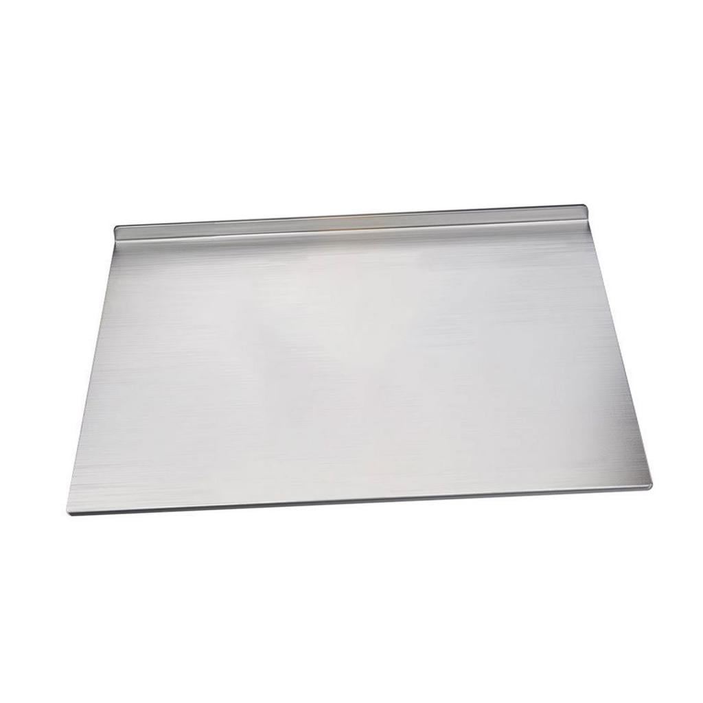 Magideal - Tabla De Cortar De Acero Inoxidable Tabla Para Amasar Multifuncional Tabla De Picar Vegetales Con Diseño Robusto Adecuado Para Preparación De Panader 40 Cm X 30 Cm