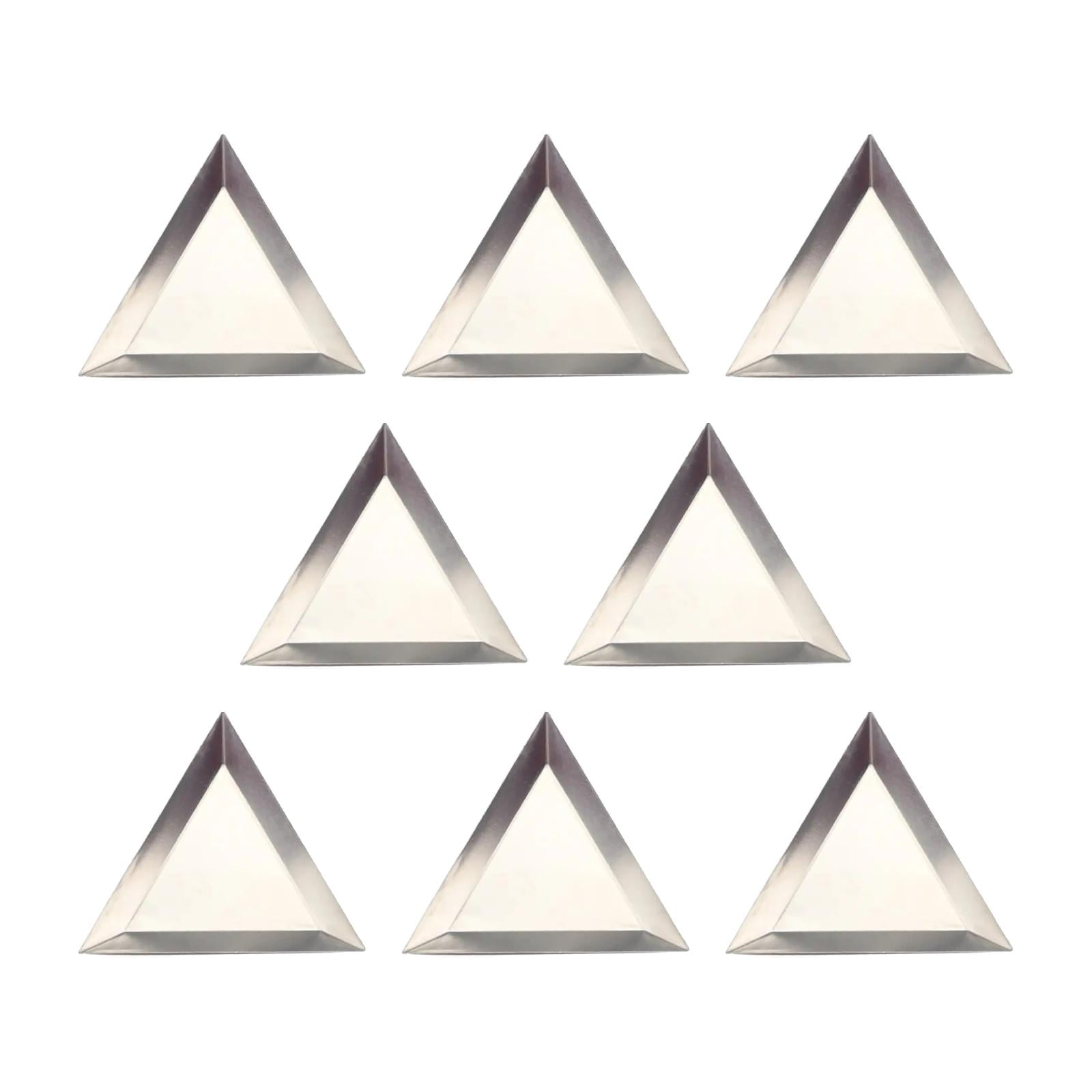 Magideal - Bandejas De Clasificación De Cuentas, Bandejas De Aluminio Para Decoración De Uñas, Para Fabricación De Joyas Y Proyectos De Manualidades (8 Piezas En