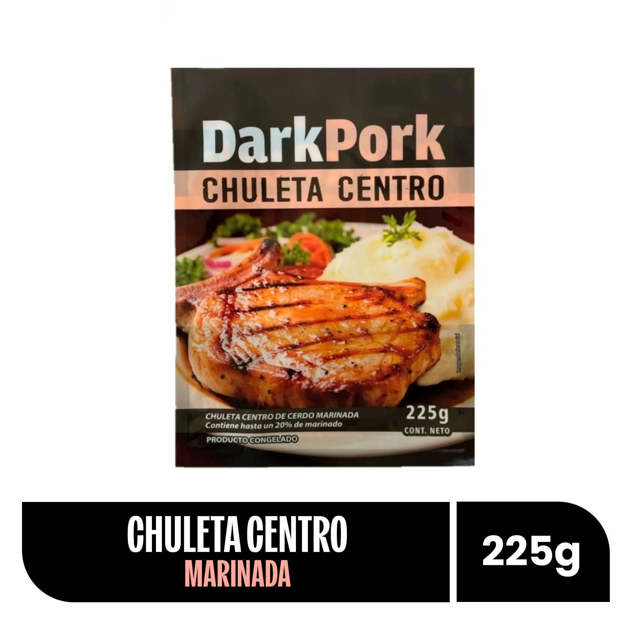 Chuleta De Cerdo Centro Unitaria Congelada 225 g Dark Pork